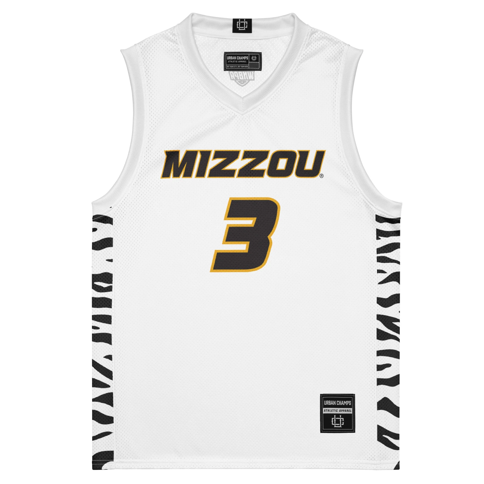 White Basketball Jersey