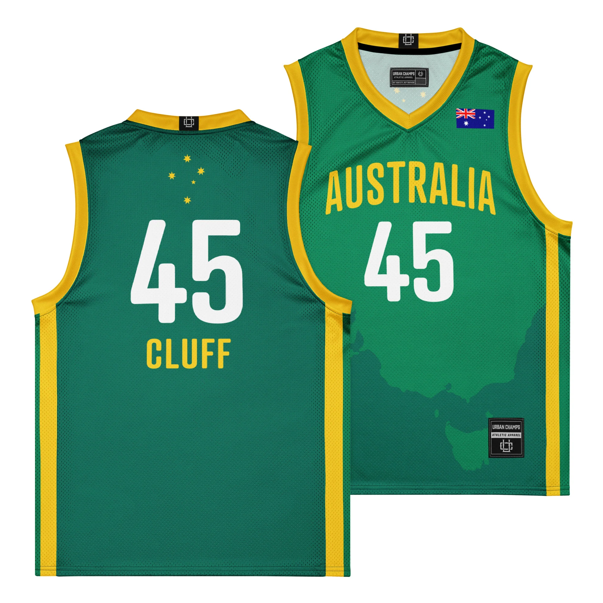 Australia International Men's Basketball Jersey