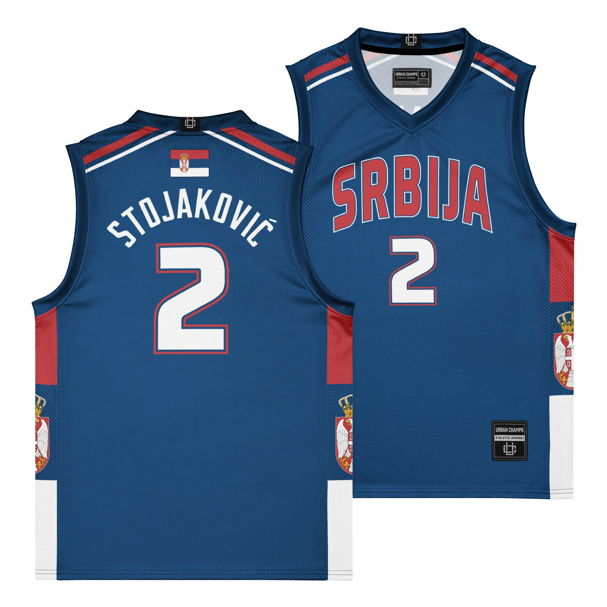 Serbia International Men's Basketball Jersey