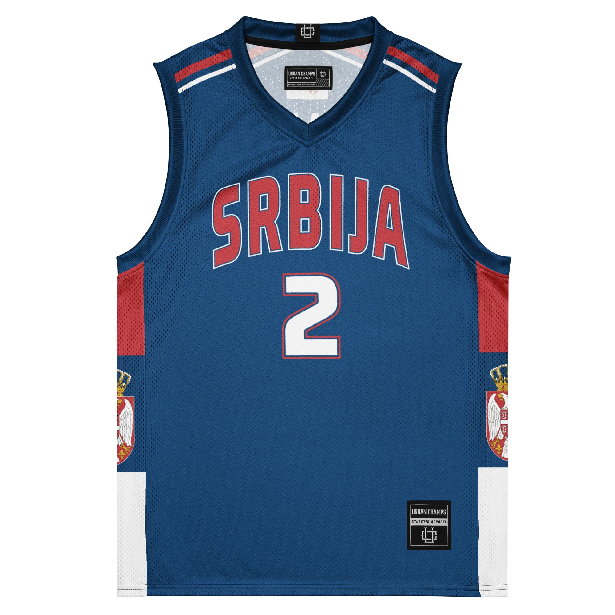 Serbia International Men's Basketball Jersey