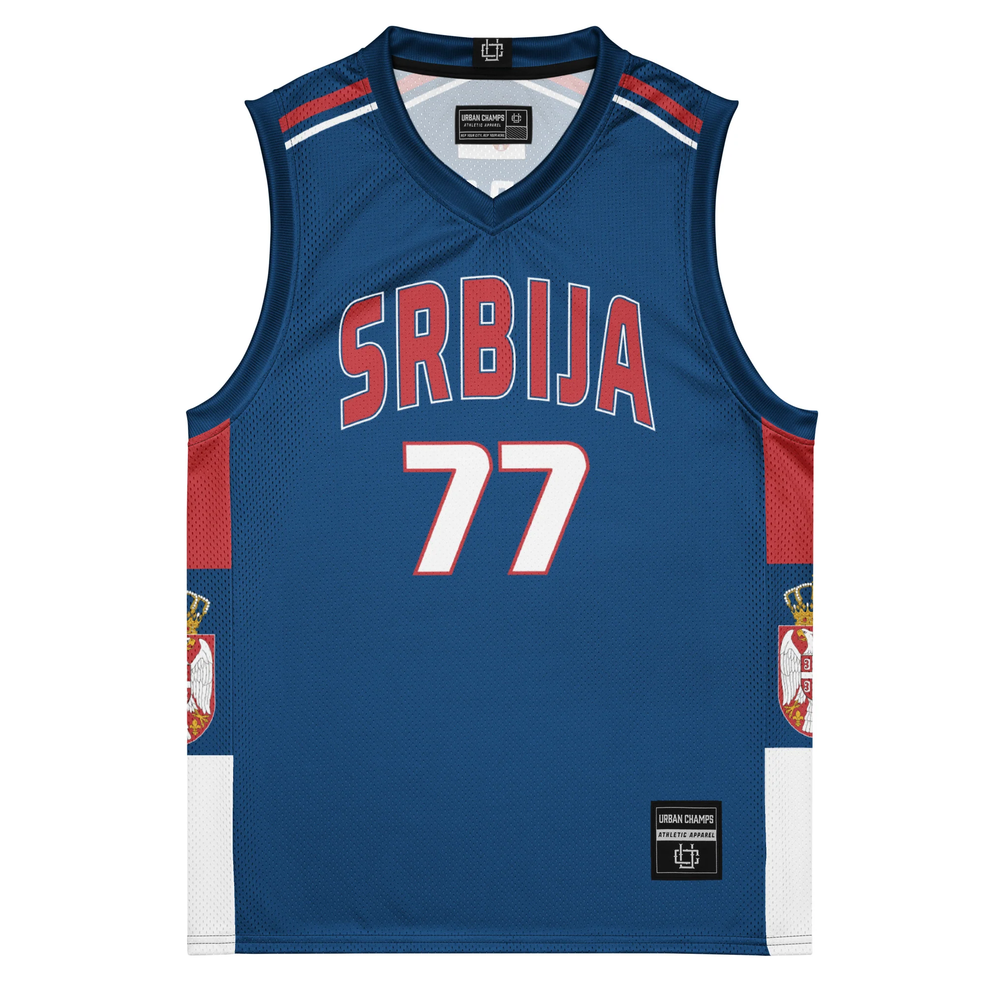 Serbia International Men's Basketball Jersey