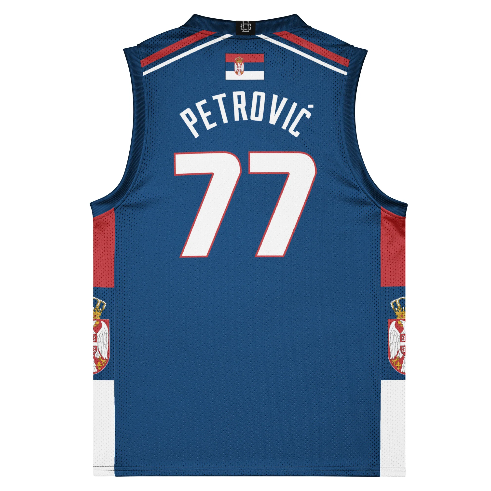 Serbia International Men's Basketball Jersey