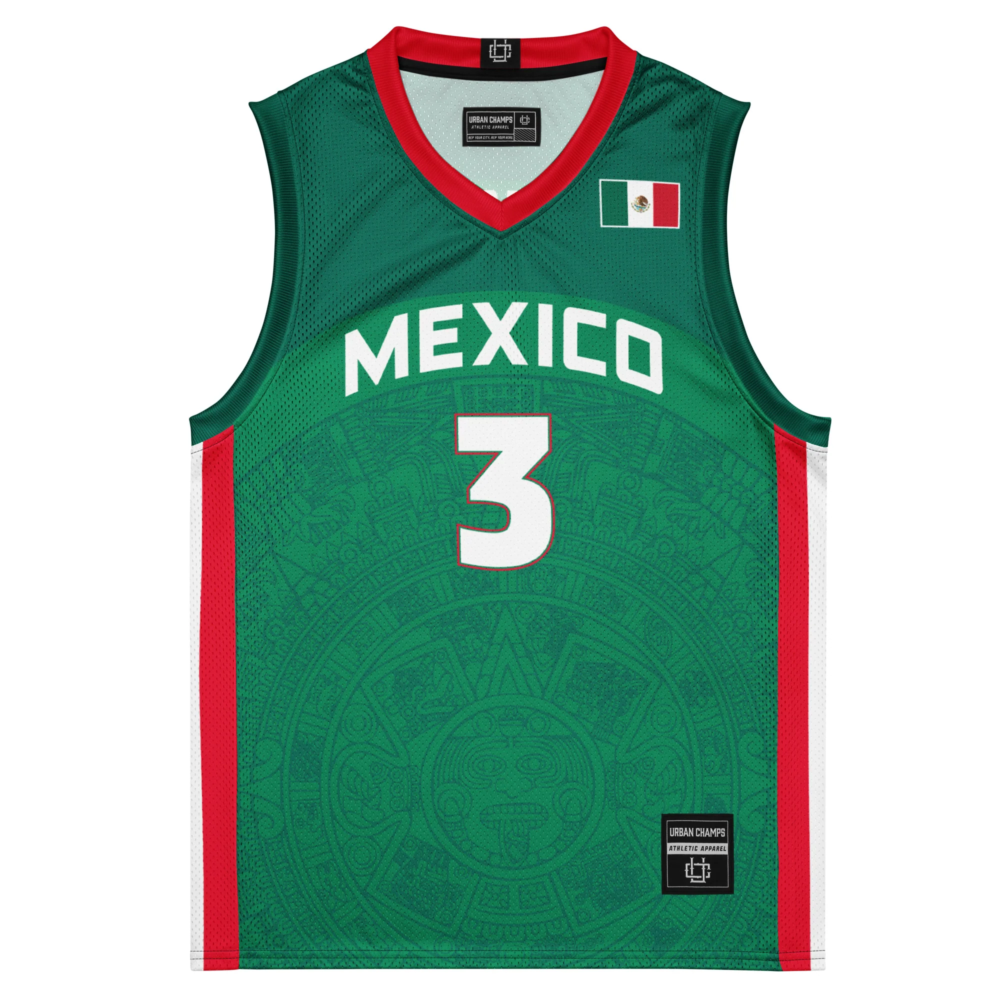 Mexico International Men's Basketball Jersey