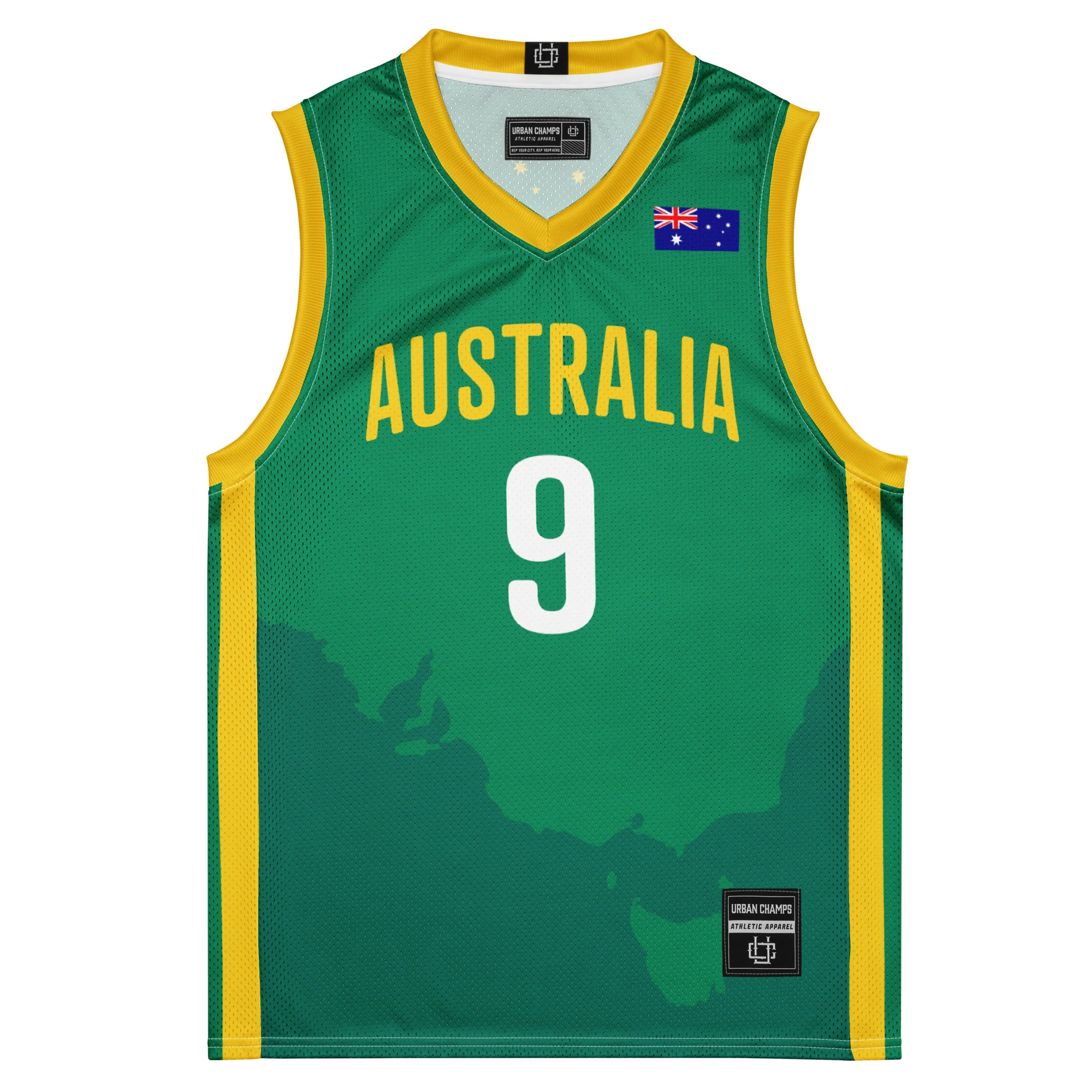 Australia International Women's Basketball Jersey 3 Australia International Women's Basketball Jersey