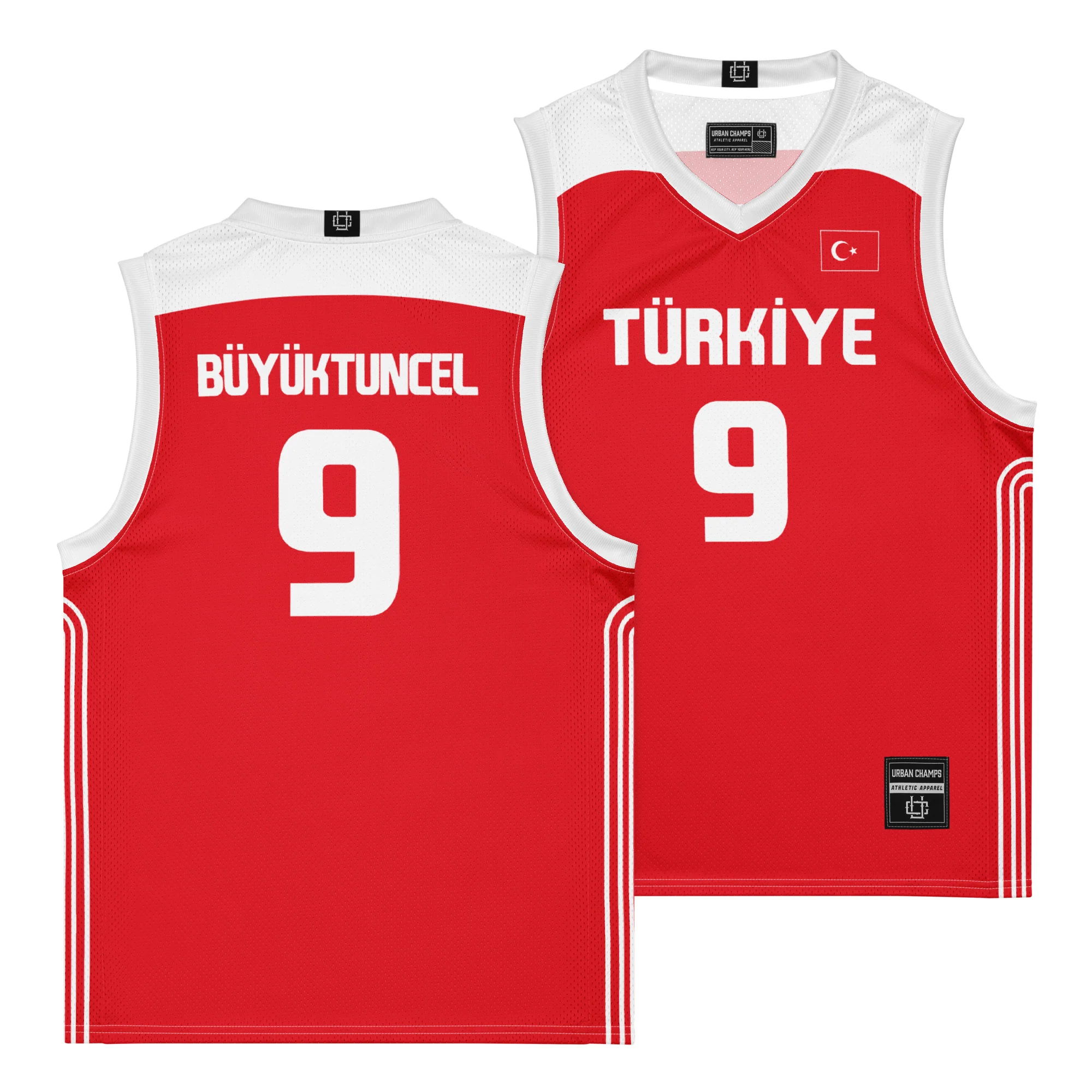Turkey International Men's Basketball Jersey