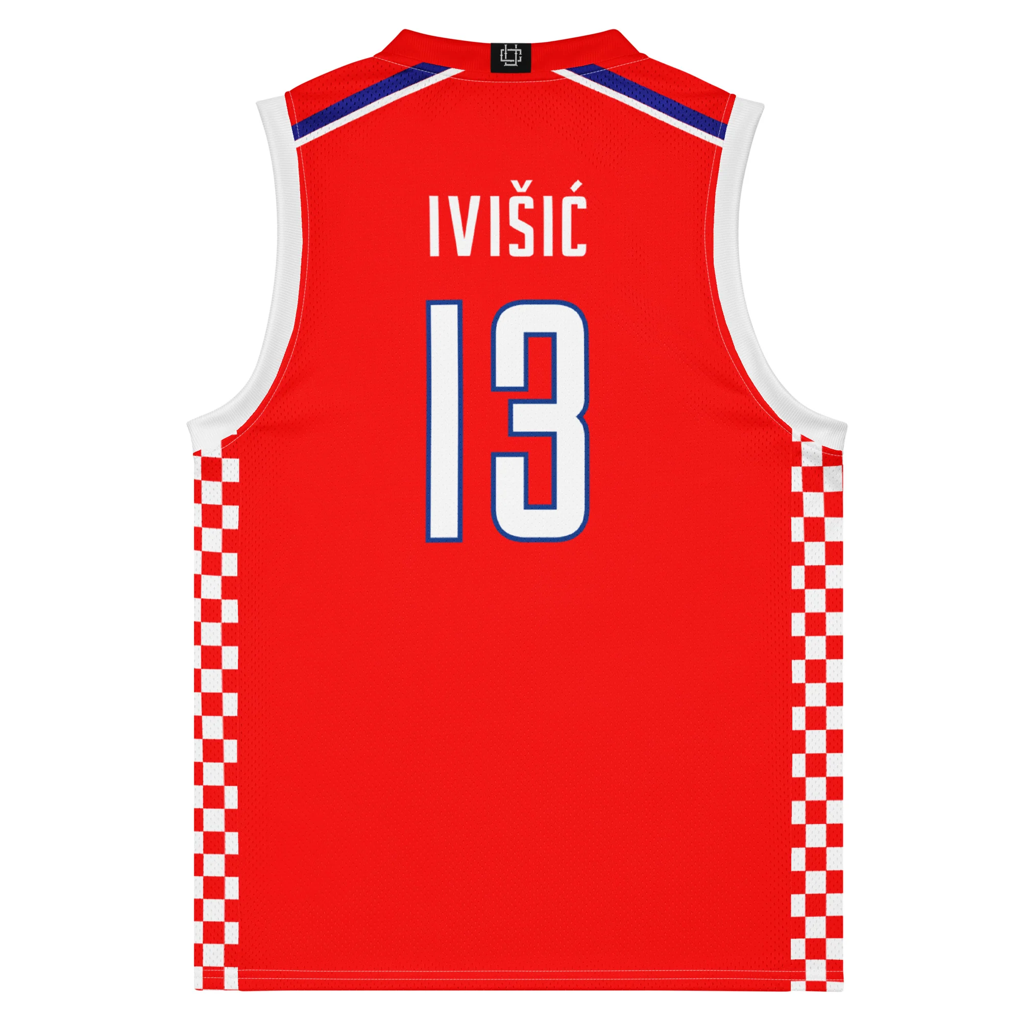 Croatia International Men's Basketball Red Jersey