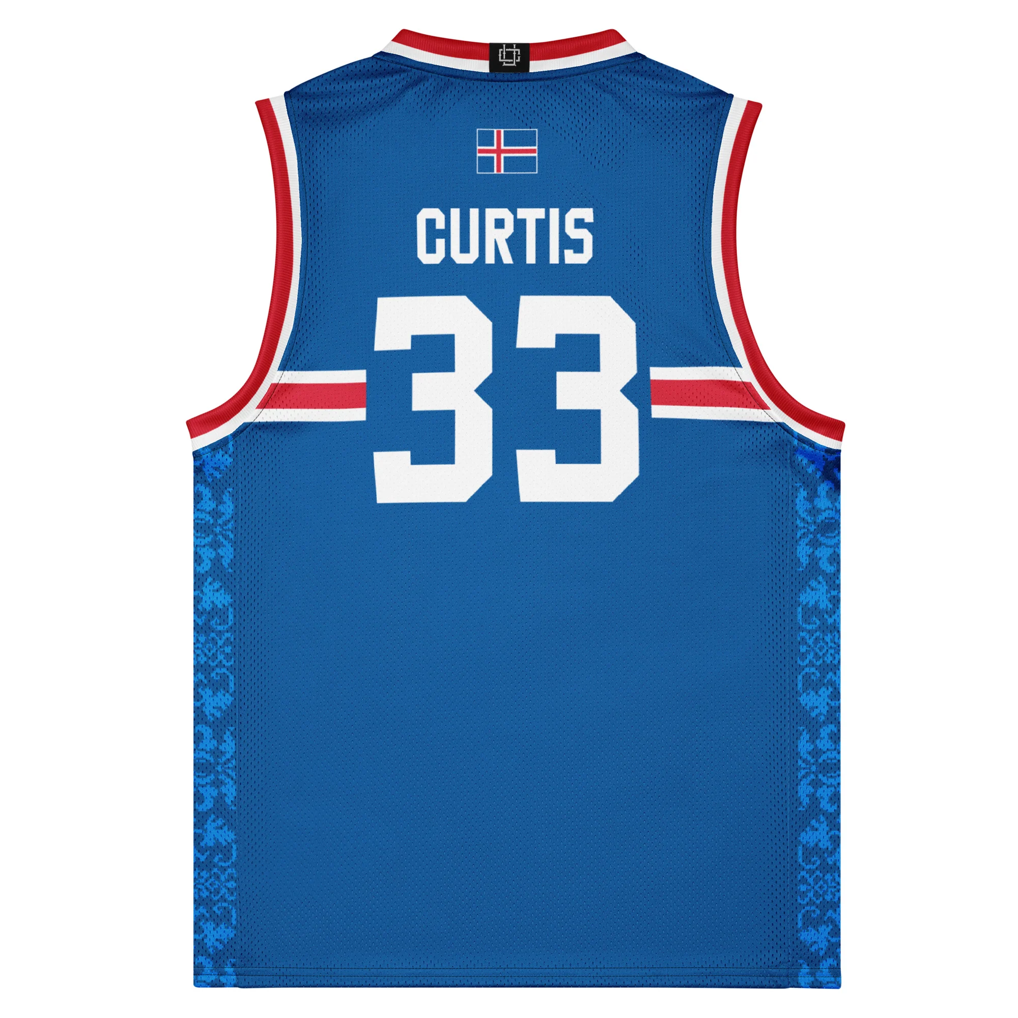 Iceland International Men's Basketball Jersey