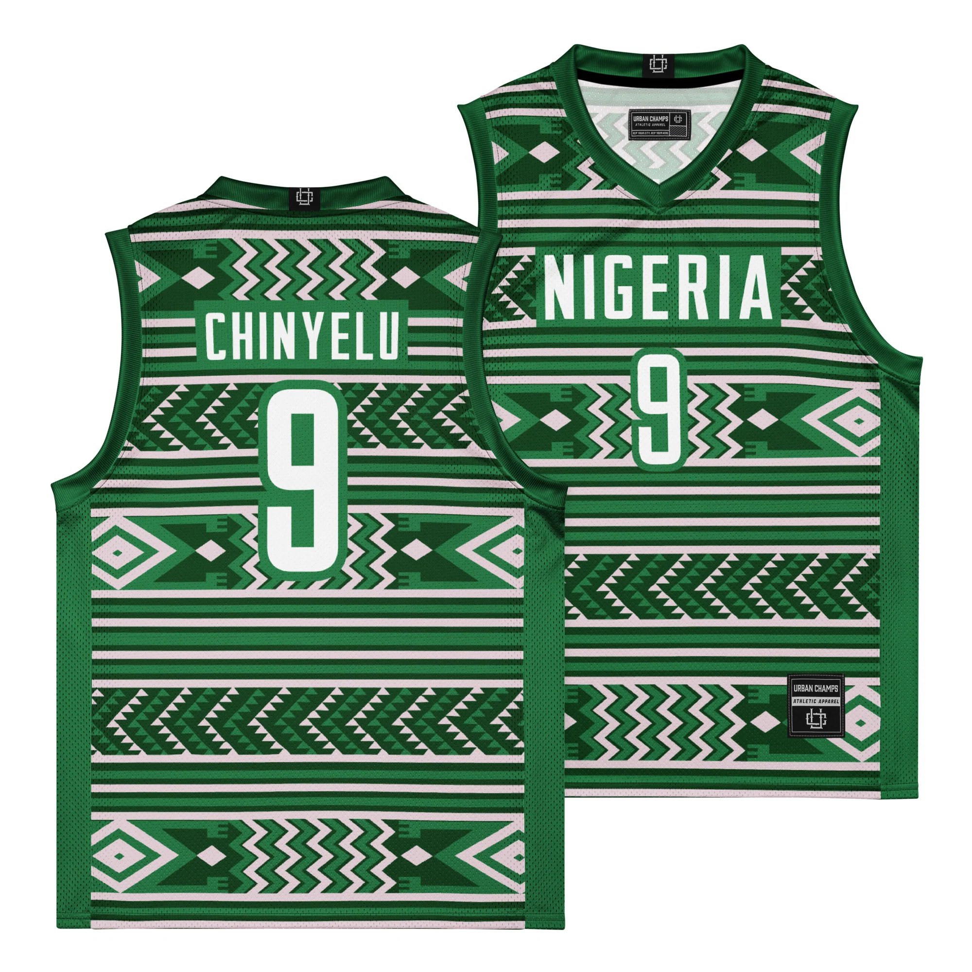 Nigeria International Men's Basketball Jersey