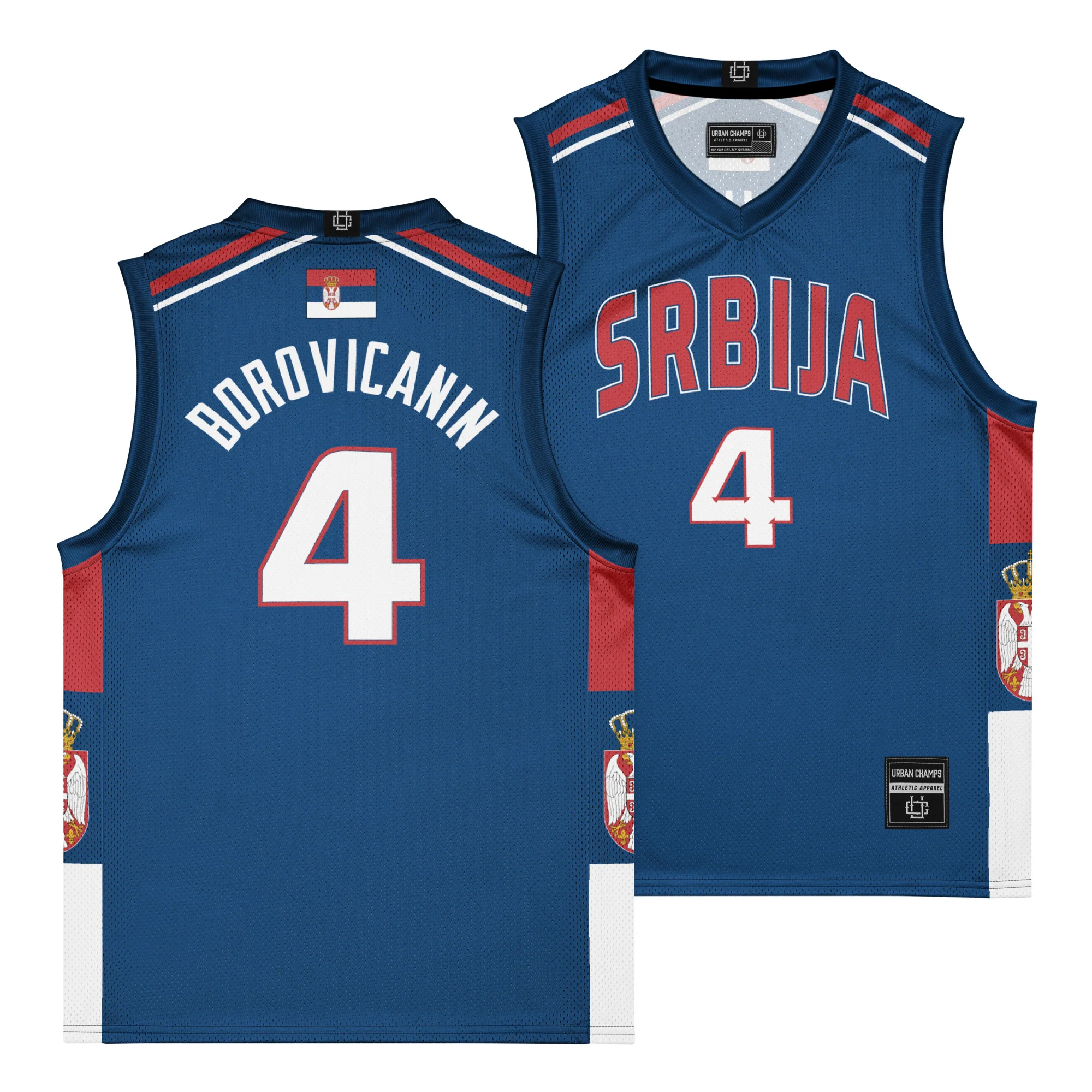 Serbia International Basketball Jersey