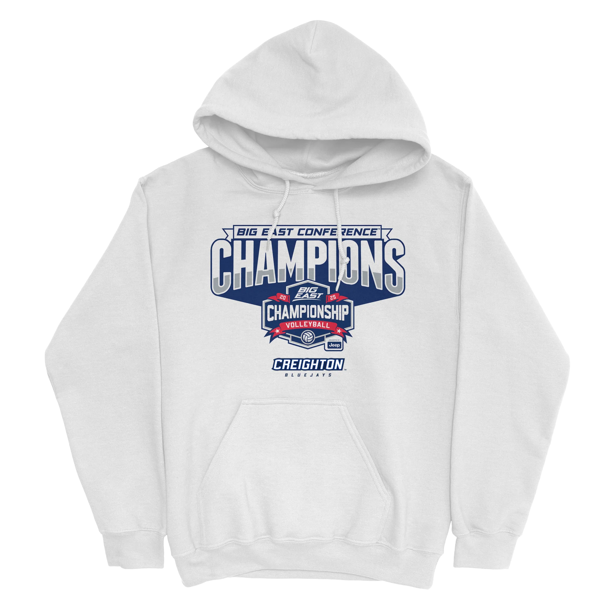 White 2024 Conference Tournament Champions Hoodie