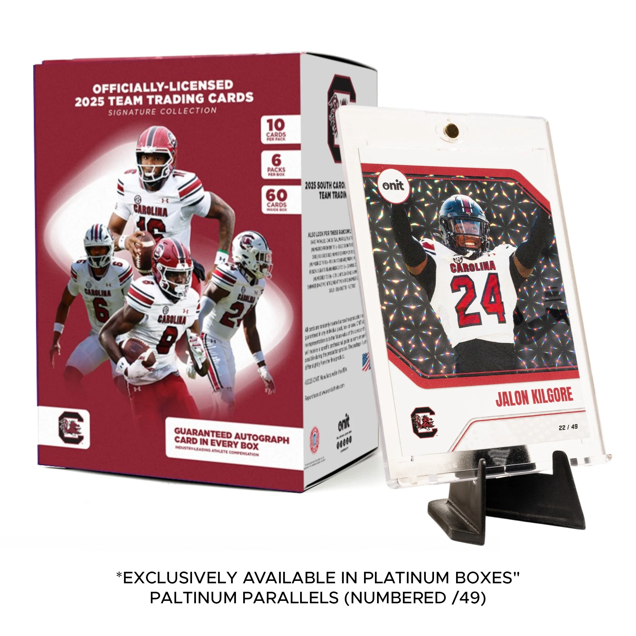 Football 2025 Trading Cards - Platinum Box (Guaranteed Autograph)