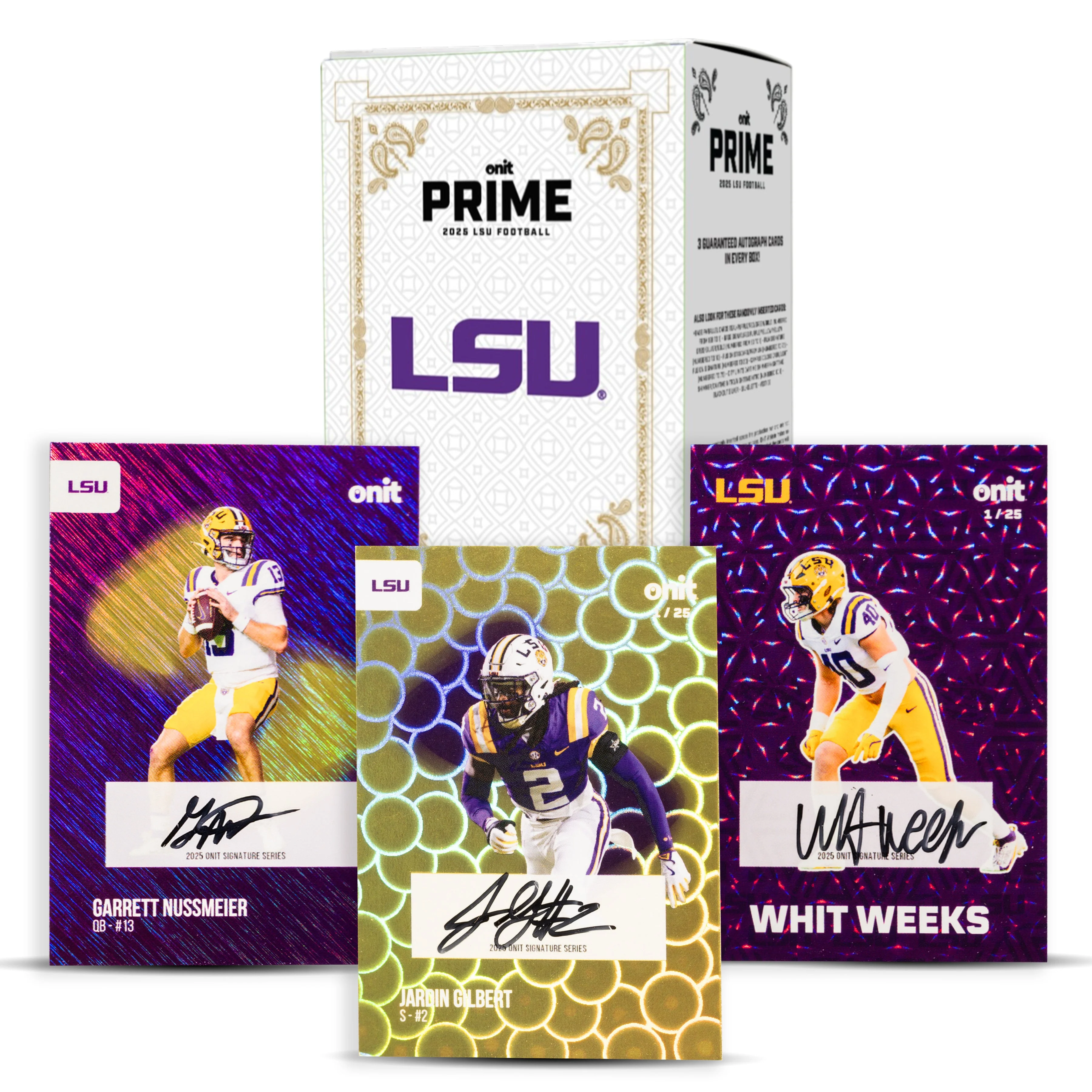 Football 2025 Trading Cards - Prime Box (THREE Guaranteed Autographs)