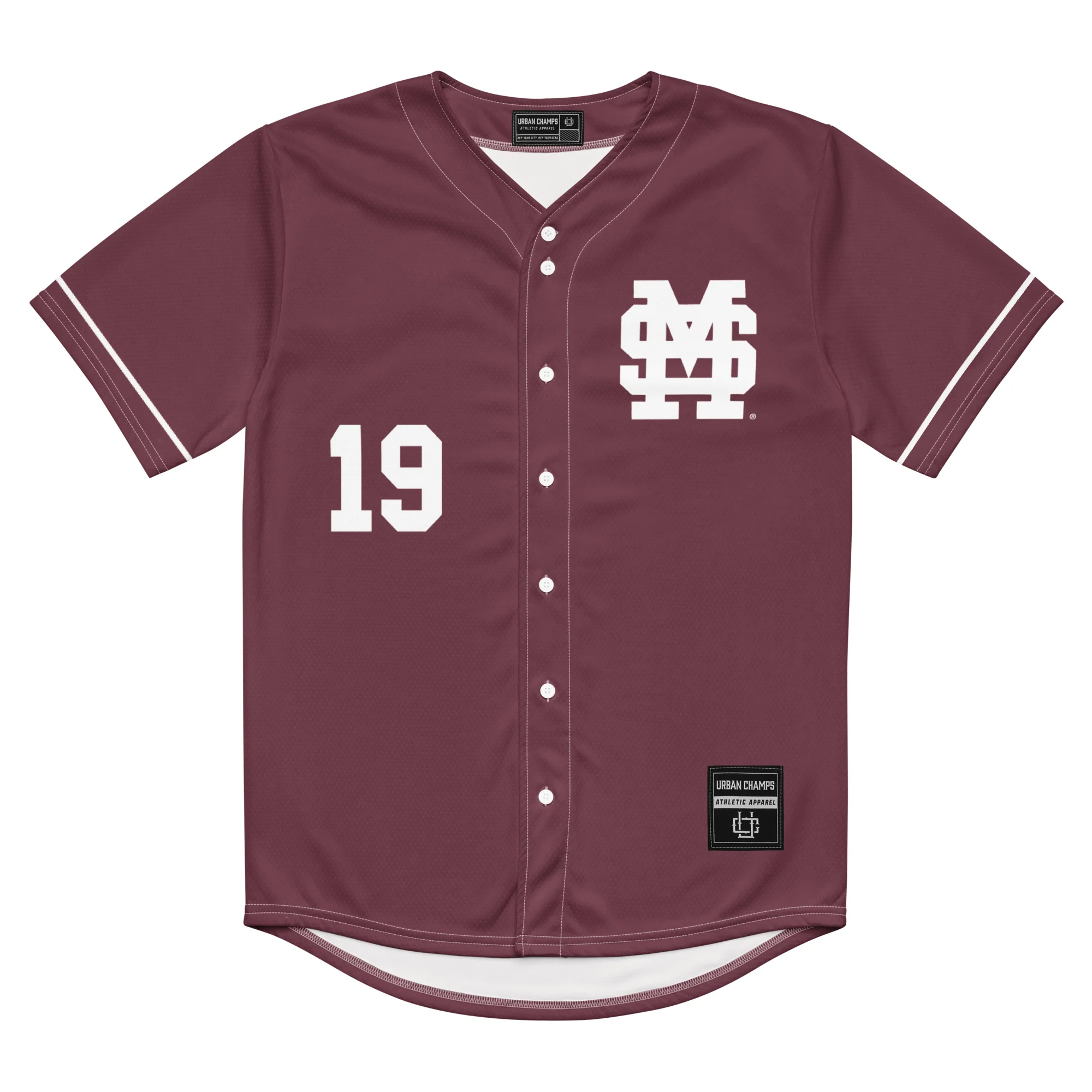 Baseball Maroon Jersey
