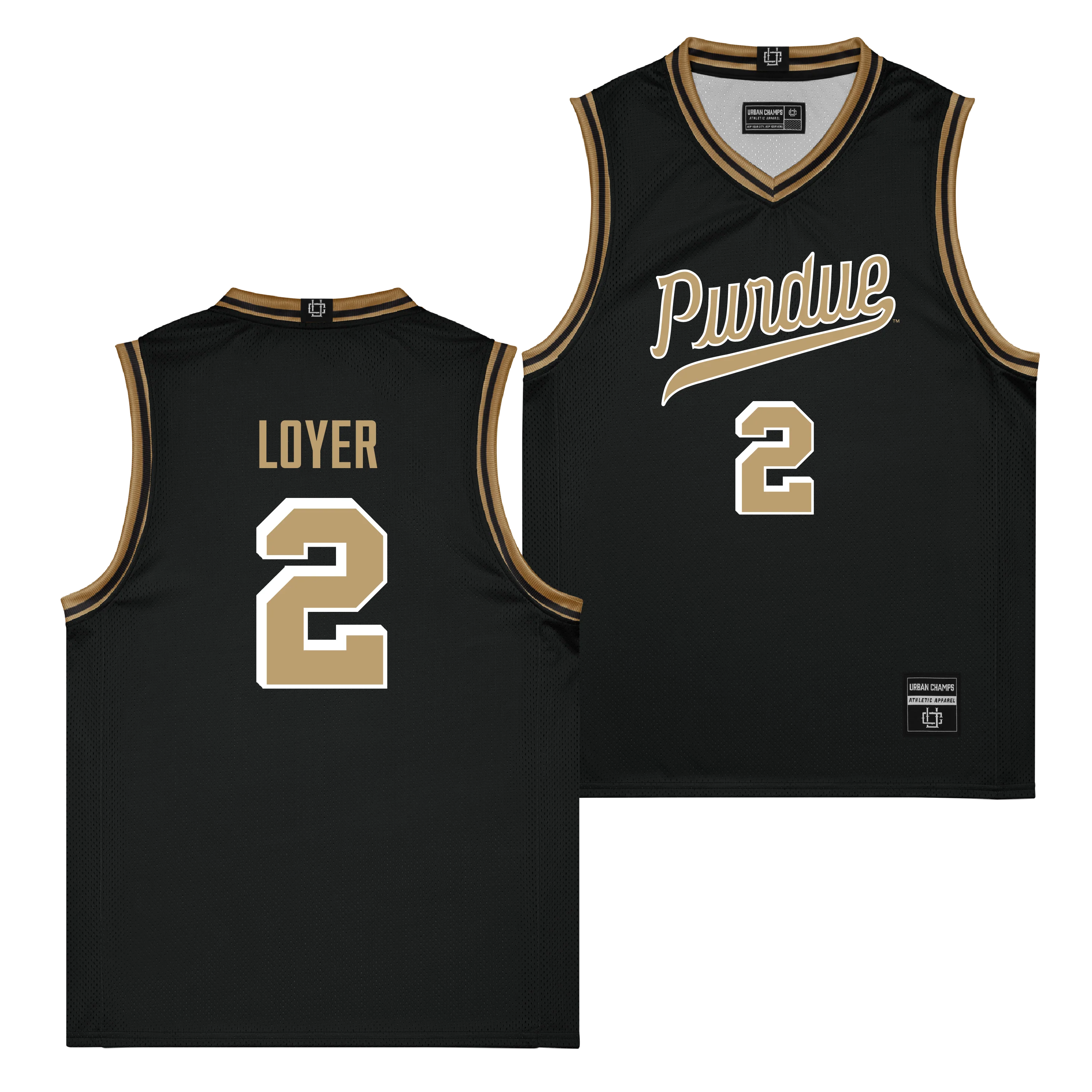 Men's Basketball Black Script Jersey