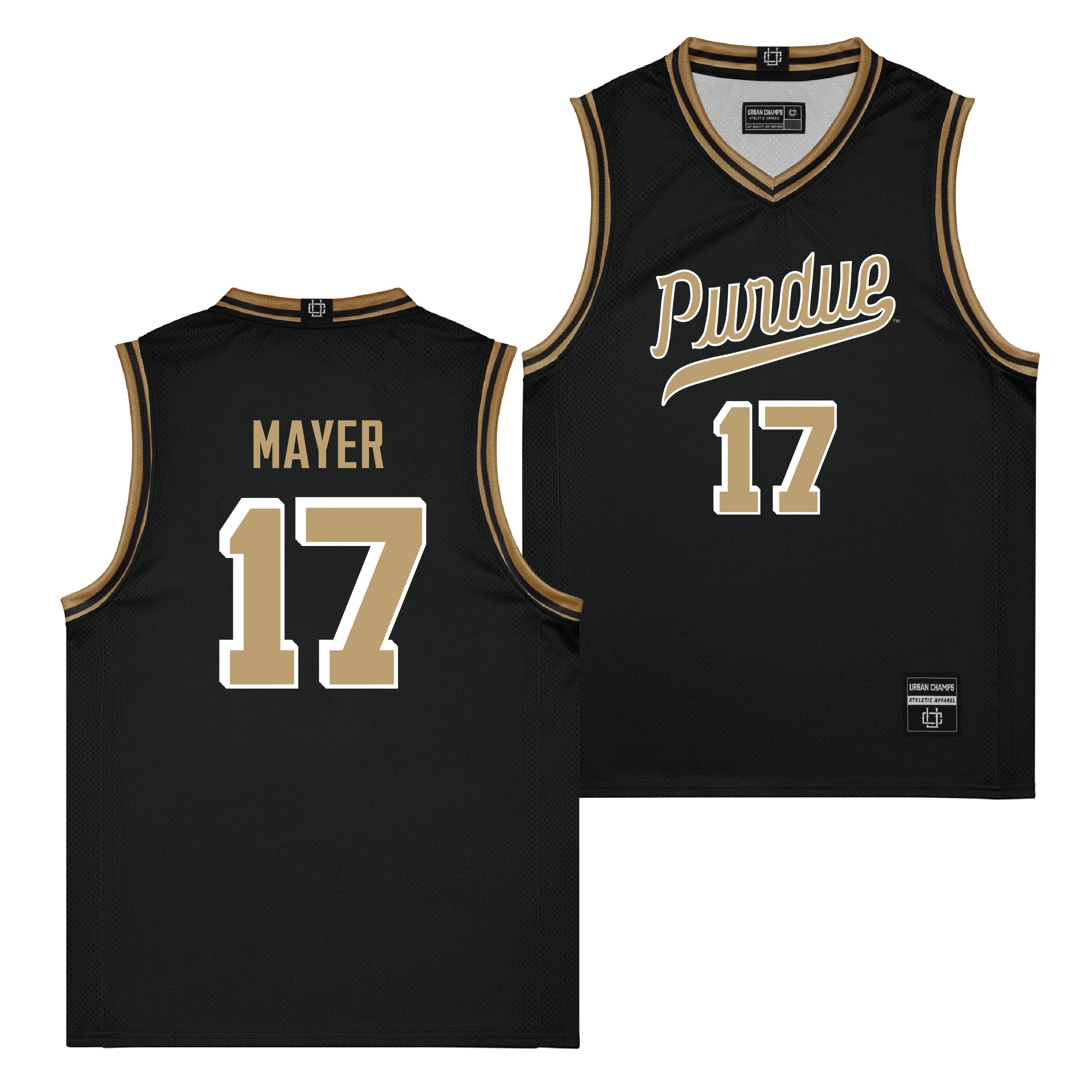 Men's Basketball Black Script Jersey