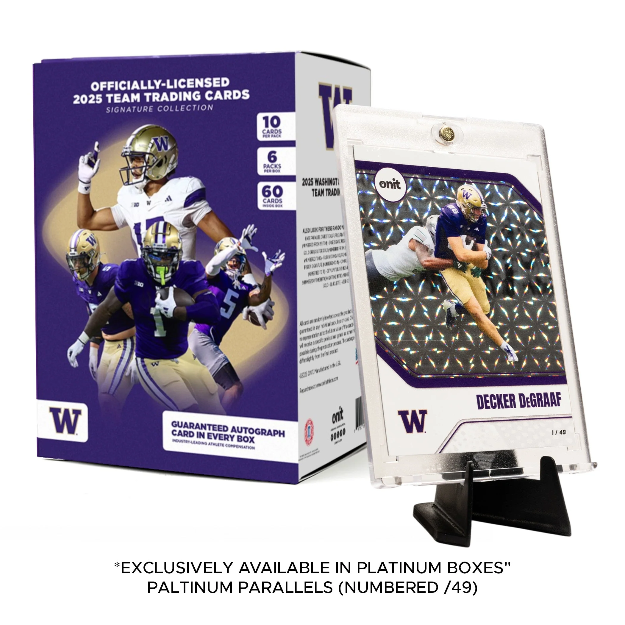 Football 2025 Trading Cards - Platinum Box (Guaranteed Autograph)